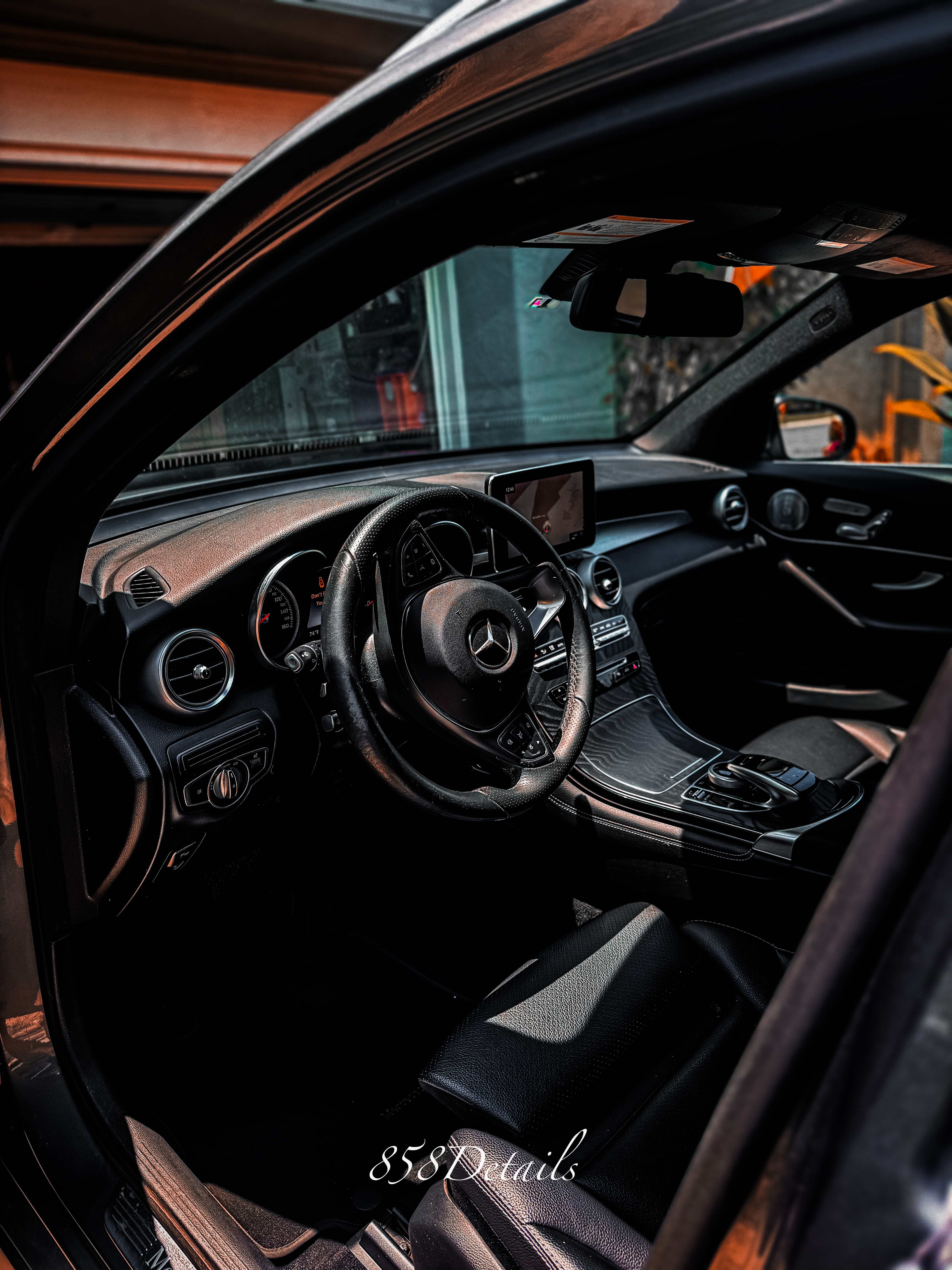 Mercedes-Benz interior deep cleaning and conditioning